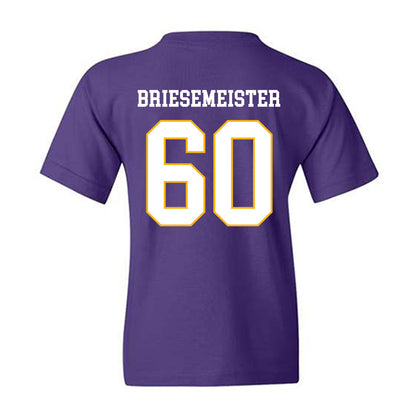 Northern Iowa - NCAA Football : Joe Briesemeister - Classic Shersey Youth T-Shirt-1