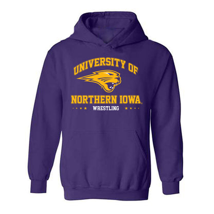 Northern Iowa - NCAA Wrestling : Ethan Basile - Classic Shersey Hooded Sweatshirt-0