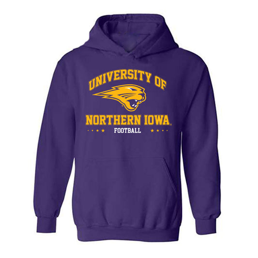 Northern Iowa - NCAA Football : Aidan Miller - Classic Shersey Hooded Sweatshirt-0