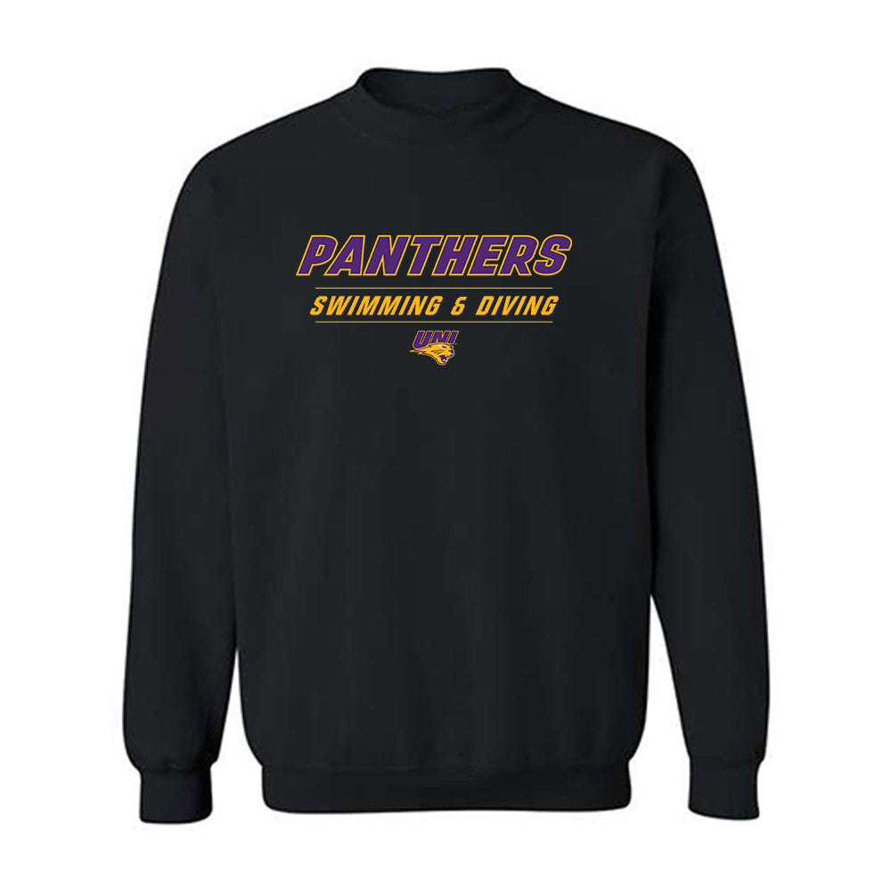 Northern Iowa - NCAA Women's Swimming & Diving : Crystal Benjamin - Classic Shersey Crewneck Sweatshirt-0