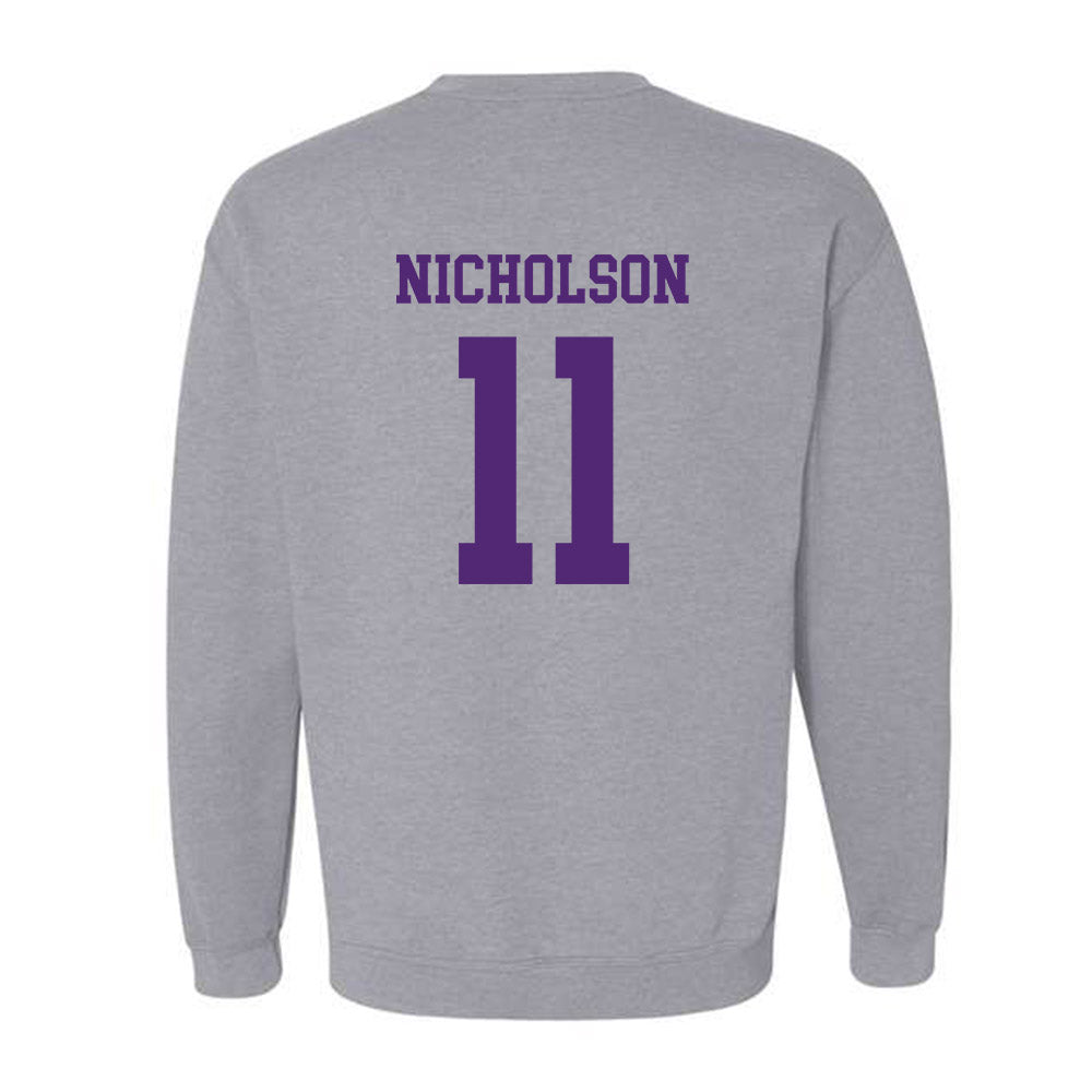 Northern Iowa - NCAA Women's Basketball : Mya Nicholson - Classic Shersey Crewneck Sweatshirt-1