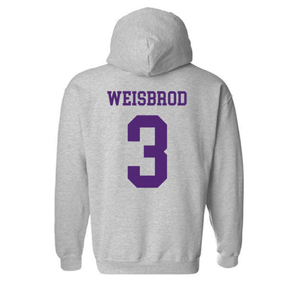 Northern Iowa - NCAA Men's Basketball : Max Weisbrod - Classic Shersey Hooded Sweatshirt-1