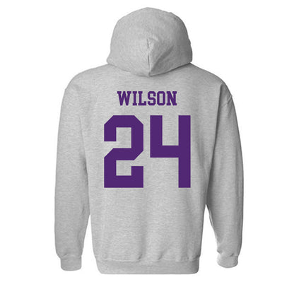 Northern Iowa - NCAA Men's Basketball : Jalen Wilson - Classic Shersey Hooded Sweatshirt-1