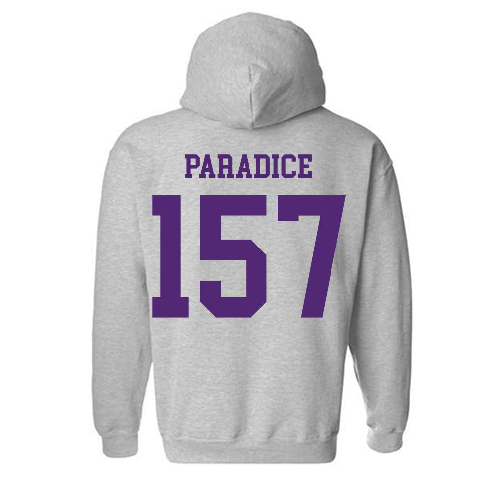 Northern Iowa - NCAA Wrestling : Austin Paradice - Classic Shersey Hooded Sweatshirt-1