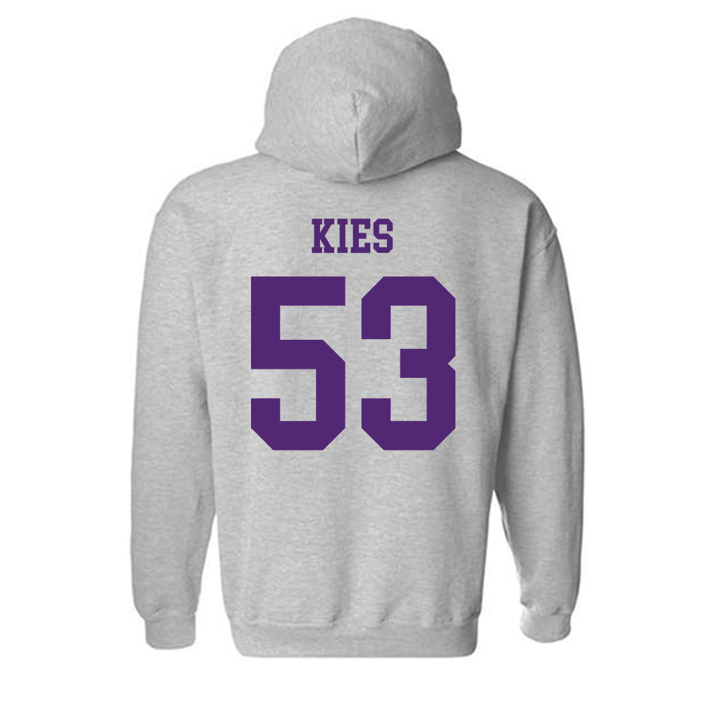 Northern Iowa - NCAA Football : Jarrett Kies - Classic Shersey Hooded Sweatshirt-1