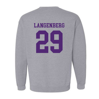 Northern Iowa - NCAA Football : Tucker Langenberg - Classic Shersey Crewneck Sweatshirt-1