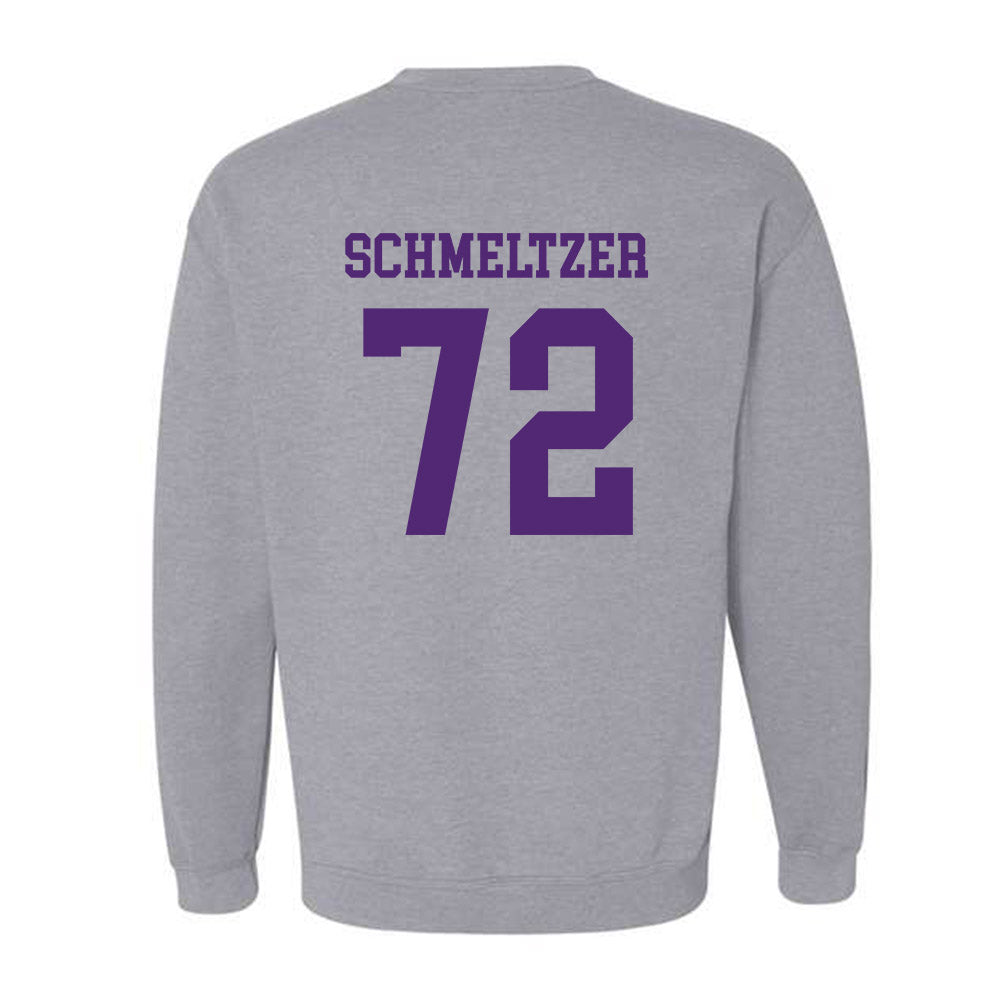 Northern Iowa - NCAA Football : Max Schmeltzer - Classic Shersey Crewneck Sweatshirt-1