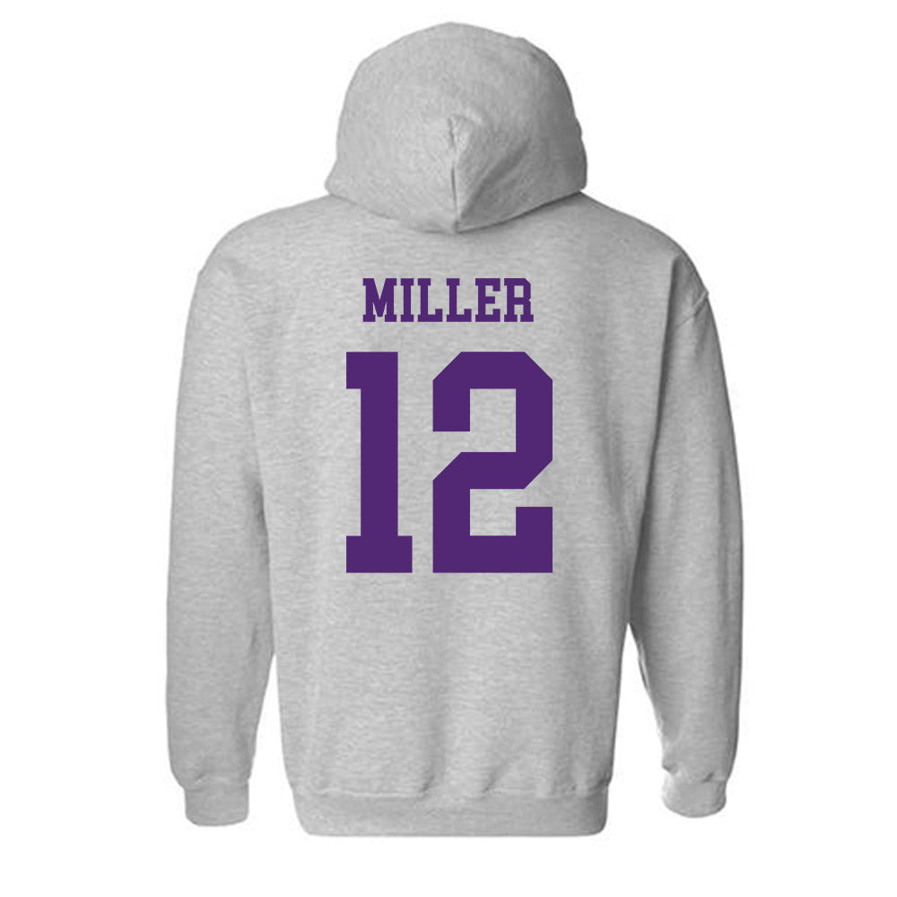 Northern Iowa - NCAA Men's Basketball : Charlie Miller - Classic Shersey Hooded Sweatshirt-1