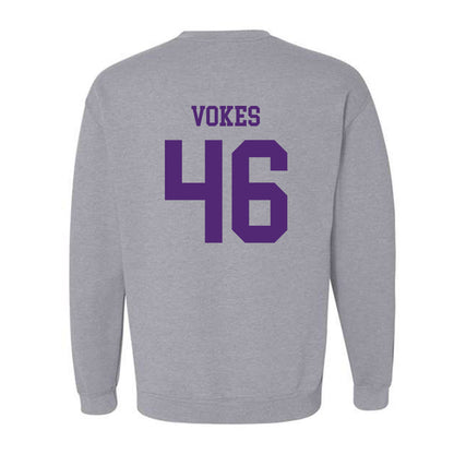 Northern Iowa - NCAA Football : Tiernan Vokes - Classic Shersey Crewneck Sweatshirt-1