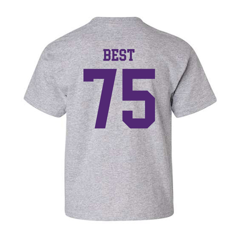 Northern Iowa - NCAA Football : Connor Best - Classic Shersey Youth T-Shirt-1