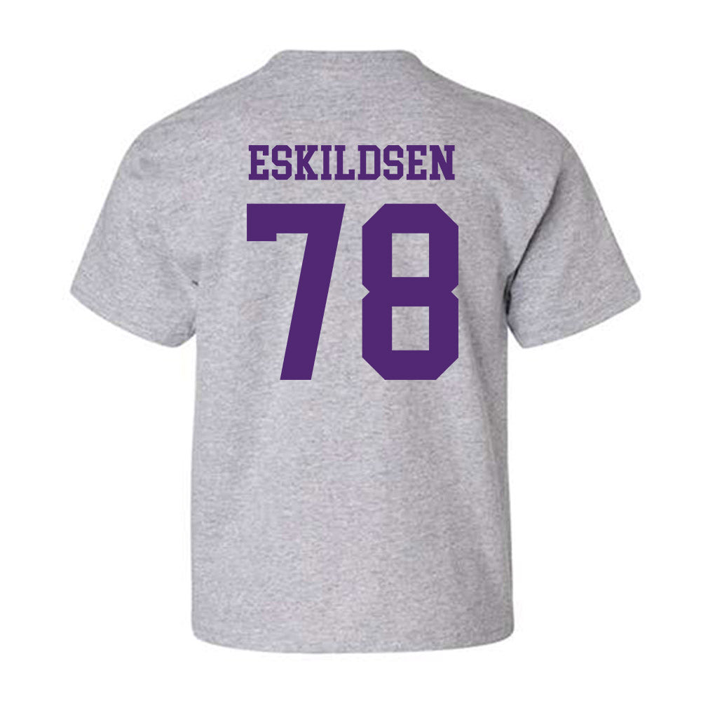 Northern Iowa - NCAA Football : Colby Eskildsen - Classic Shersey Youth T-Shirt-1