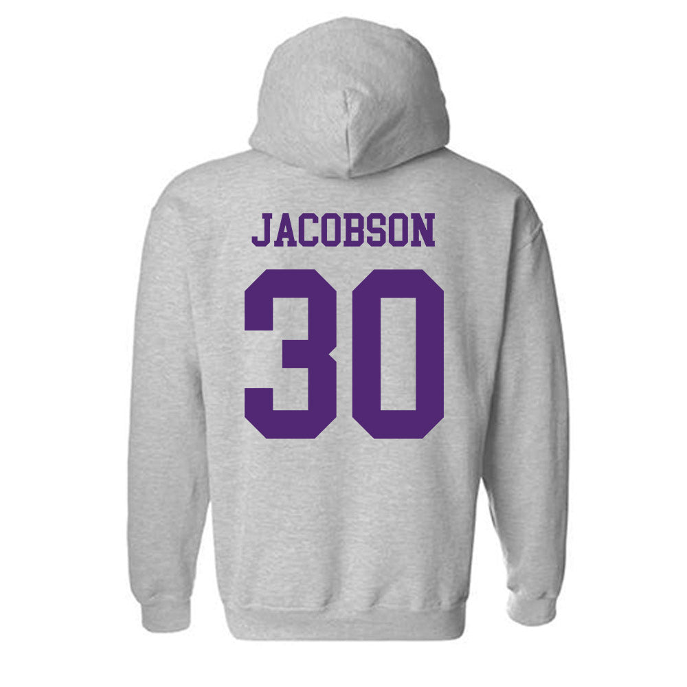 Northern Iowa - NCAA Men's Basketball : Hunter Jacobson - Classic Shersey Hooded Sweatshirt-1