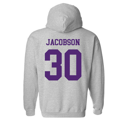 Northern Iowa - NCAA Men's Basketball : Hunter Jacobson - Classic Shersey Hooded Sweatshirt-1