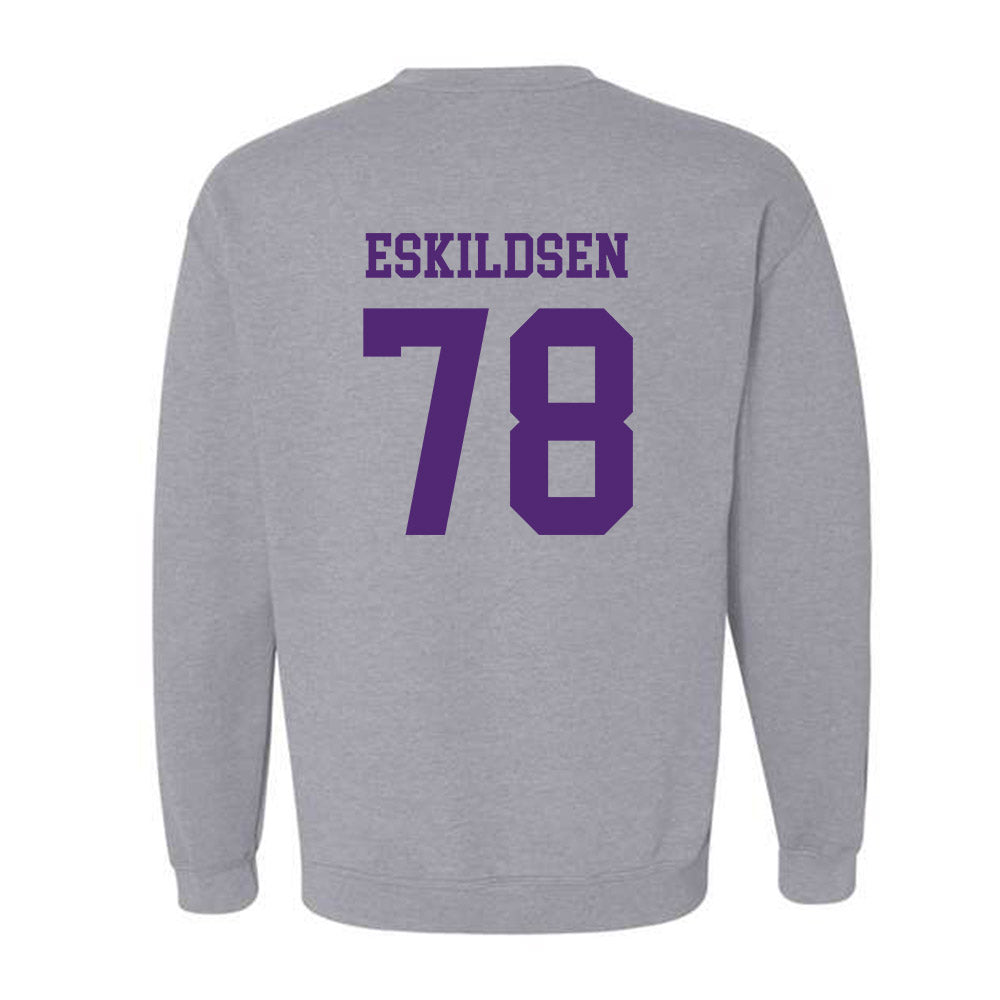Northern Iowa - NCAA Football : Colby Eskildsen - Classic Shersey Crewneck Sweatshirt-1