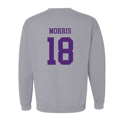 Northern Iowa - NCAA Football : Quincy Morris - Classic Shersey Crewneck Sweatshirt-1