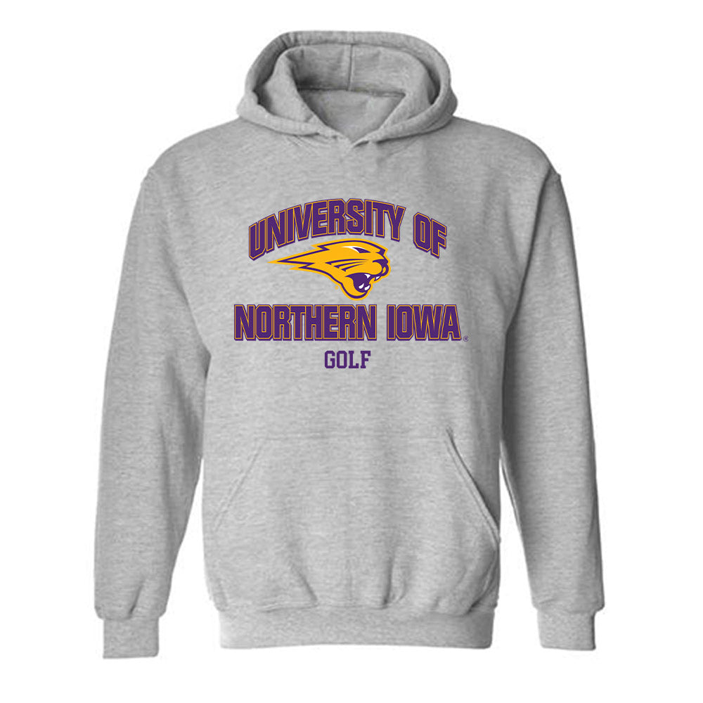 Northern Iowa - NCAA Men's Golf : Anthony Galvin - Classic Shersey Hooded Sweatshirt-0