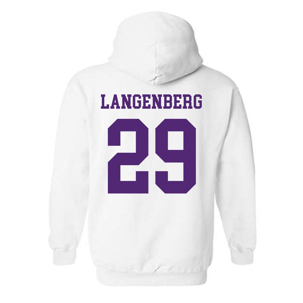 Northern Iowa - NCAA Football : Tucker Langenberg - Classic Shersey Hooded Sweatshirt-1