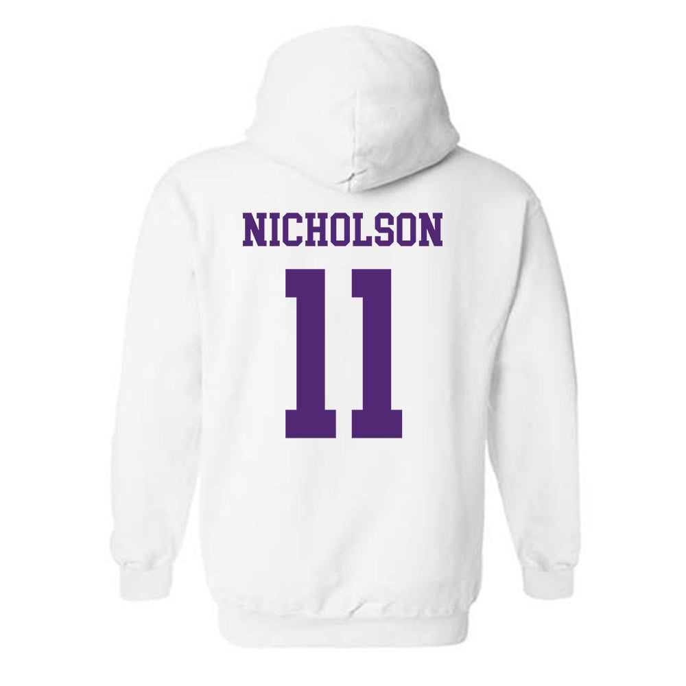 Northern Iowa - NCAA Women's Basketball : Mya Nicholson - Classic Shersey Hooded Sweatshirt-1