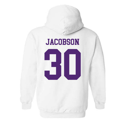 Northern Iowa - NCAA Men's Basketball : Hunter Jacobson - Classic Shersey Hooded Sweatshirt-1