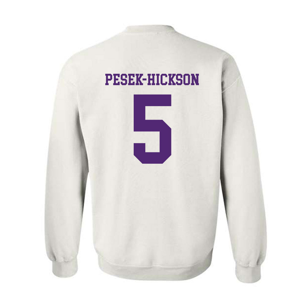 Northern Iowa - NCAA Football : Amauri Pesek-Hickson - Classic Shersey Crewneck Sweatshirt-1