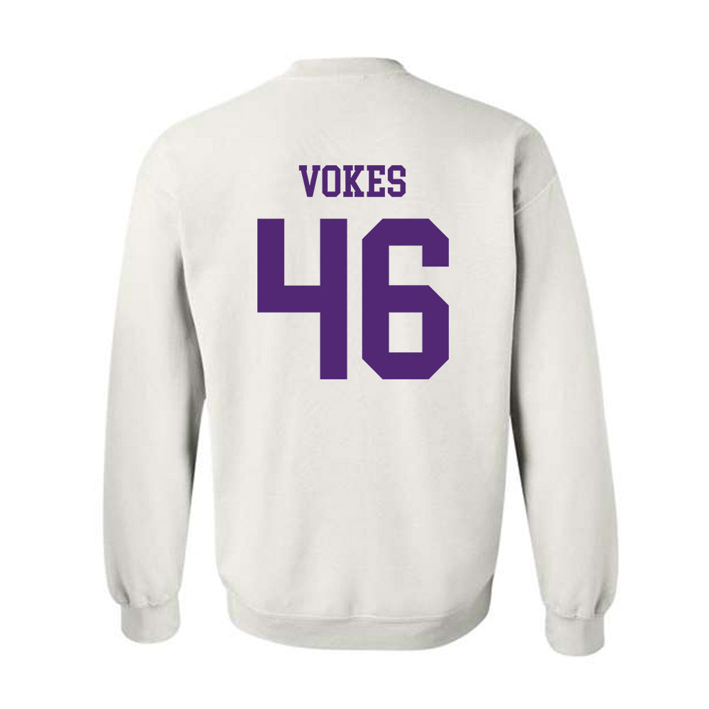 Northern Iowa - NCAA Football : Tiernan Vokes - Classic Shersey Crewneck Sweatshirt-1