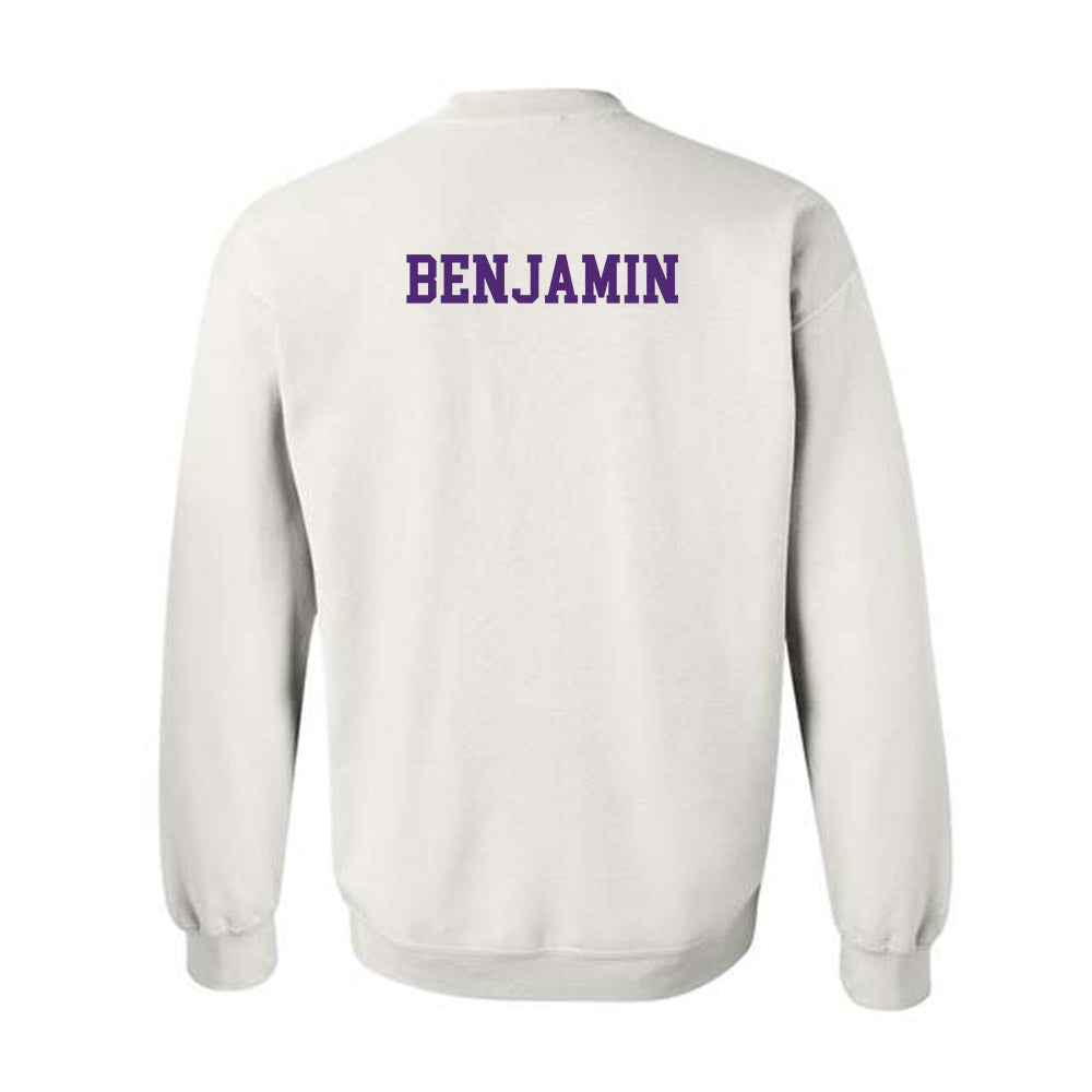 Northern Iowa - NCAA Women's Swimming & Diving : Crystal Benjamin - Classic Shersey Crewneck Sweatshirt-1