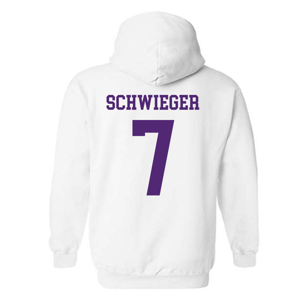 Northern Iowa - NCAA Men's Basketball : Ben Schwieger - Classic Shersey Hooded Sweatshirt-1