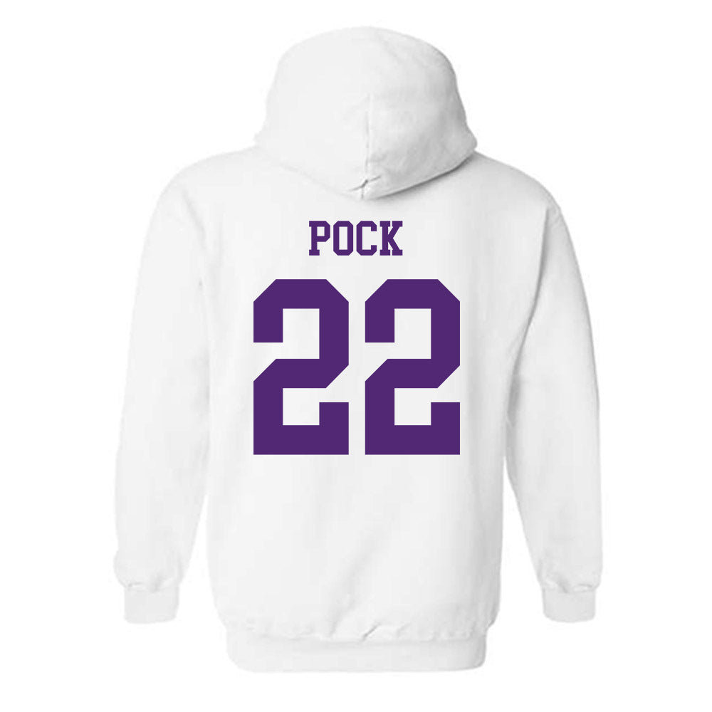 Northern Iowa - NCAA Men's Basketball : Kyle Pock - Classic Shersey Hooded Sweatshirt-1