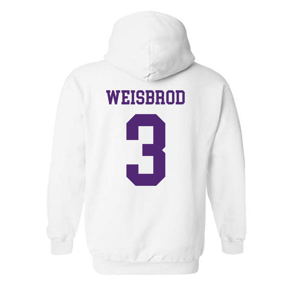 Northern Iowa - NCAA Men's Basketball : Max Weisbrod - Classic Shersey Hooded Sweatshirt-1