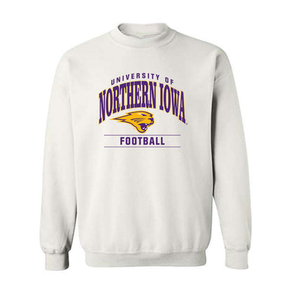 Northern Iowa - NCAA Football : Mo Olowo - Classic Shersey Crewneck Sweatshirt-0