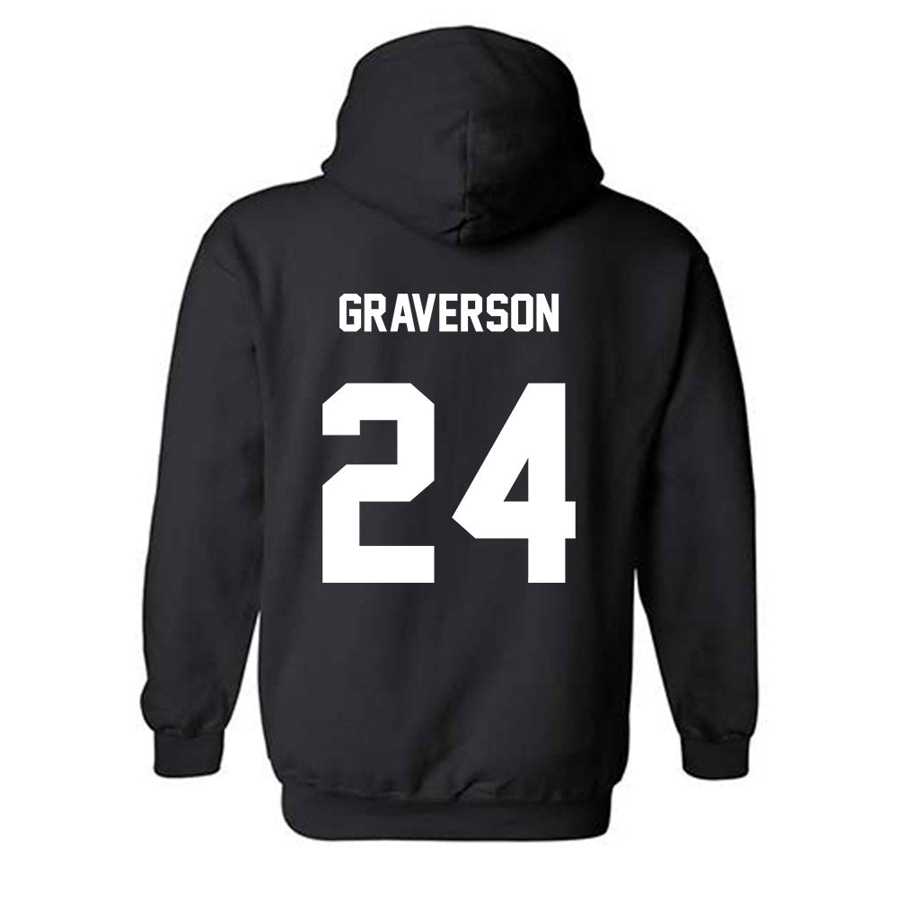 BU - NCAA Baseball : Cole Graverson - Classic Shersey Hooded Sweatshirt