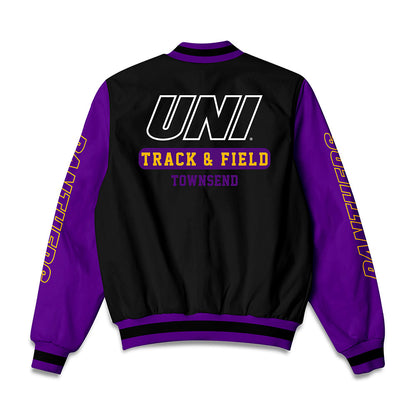 Northern Iowa - NCAA Men's Track & Field : Jordan Townsend - Bomber Jacket-1