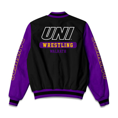 Northern Iowa - NCAA Wrestling : C.J. Walrath - Bomber Jacket-1