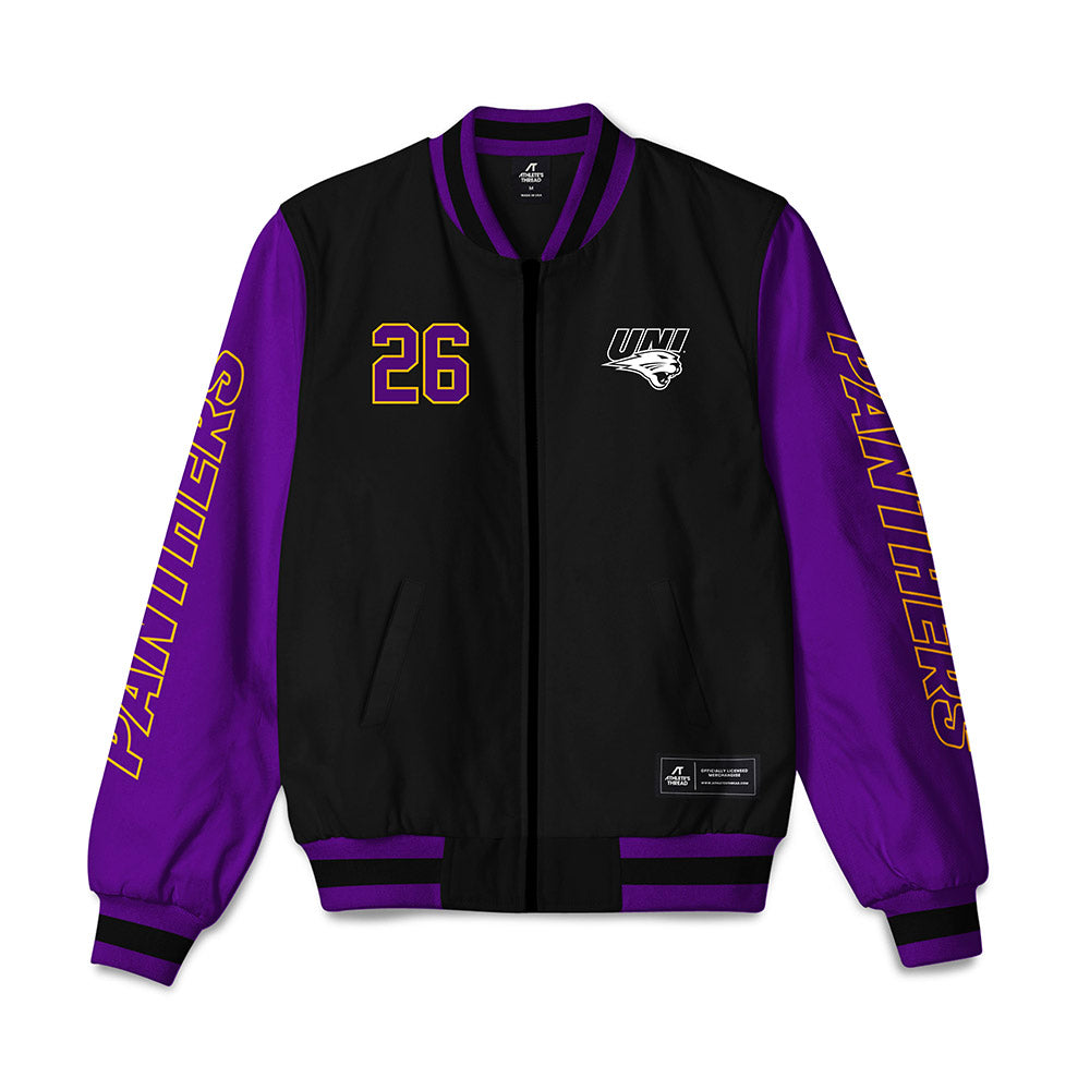 Northern Iowa - NCAA Softball : Finley Netten - Bomber Jacket-0