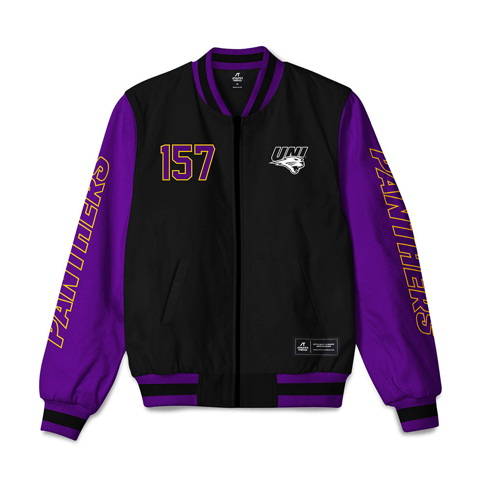 Northern Iowa - NCAA Wrestling : Austin Paradice - Bomber Jacket-0