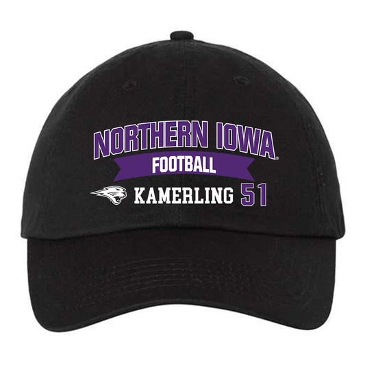 Northern Iowa - NCAA Football : Keean Kamerling - Dad Hat-0