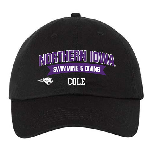 Northern Iowa - NCAA Women's Swimming & Diving : Aspen Cole - Dad Hat-0