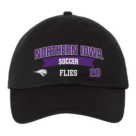 Northern Iowa - NCAA Women's Soccer : Allison Flies - Dad Hat-0