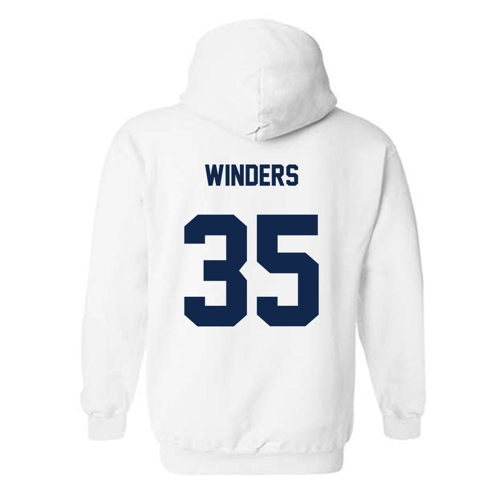 Butler - NCAA Baseball : Max Winders - Classic Shersey Hooded Sweatshirt-1
