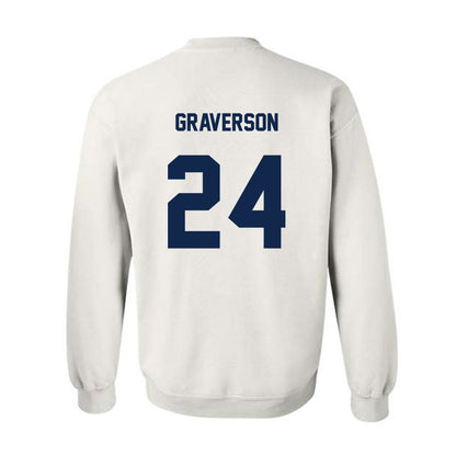 BU - NCAA Baseball : Cole Graverson - Classic Shersey Crewneck Sweatshirt