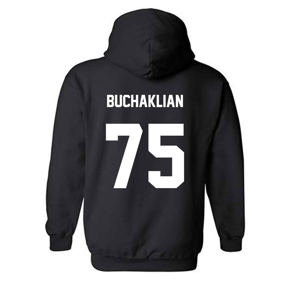 BU - NCAA Football : kevork buchaklian - Classic Shersey Hooded Sweatshirt-1
