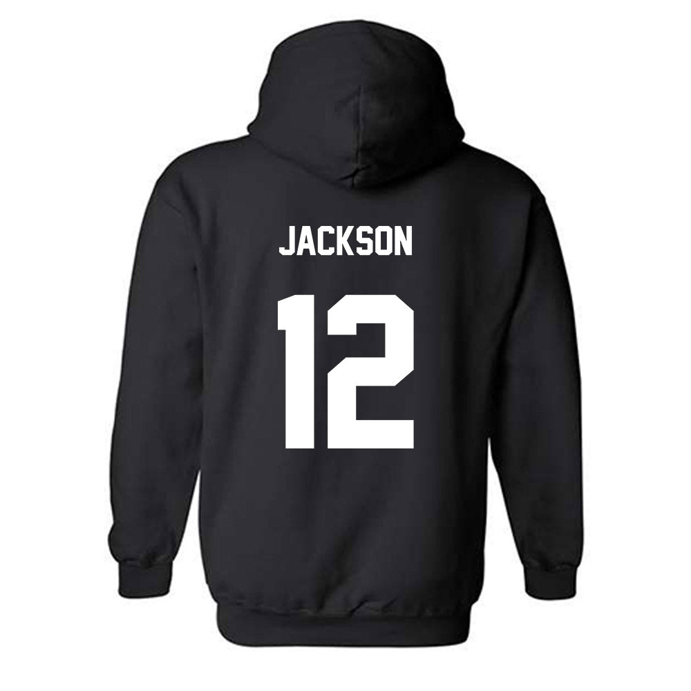 BU - NCAA Women's Basketball : Saniya Jackson - Classic Shersey Hooded Sweatshirt-1