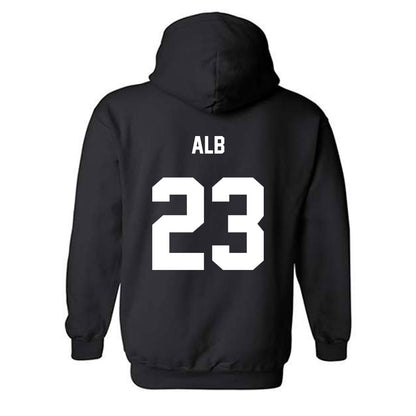 BU - NCAA Men's Soccer : Kyle Alb - Classic Shersey Hooded Sweatshirt-1