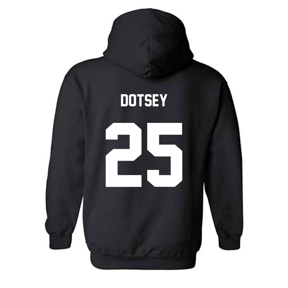 BU - NCAA Women's Basketball : Caroline Dotsey - Classic Shersey Hooded Sweatshirt-1