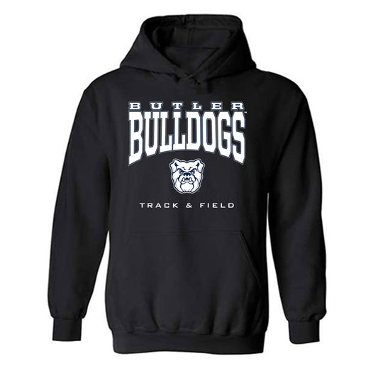 Butler - NCAA Men's Track & Field : Sam Long - Classic Shersey Hooded Sweatshirt-0