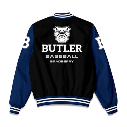 Butler - NCAA Baseball : Grayson Bradberry - Bomber Jacket-1