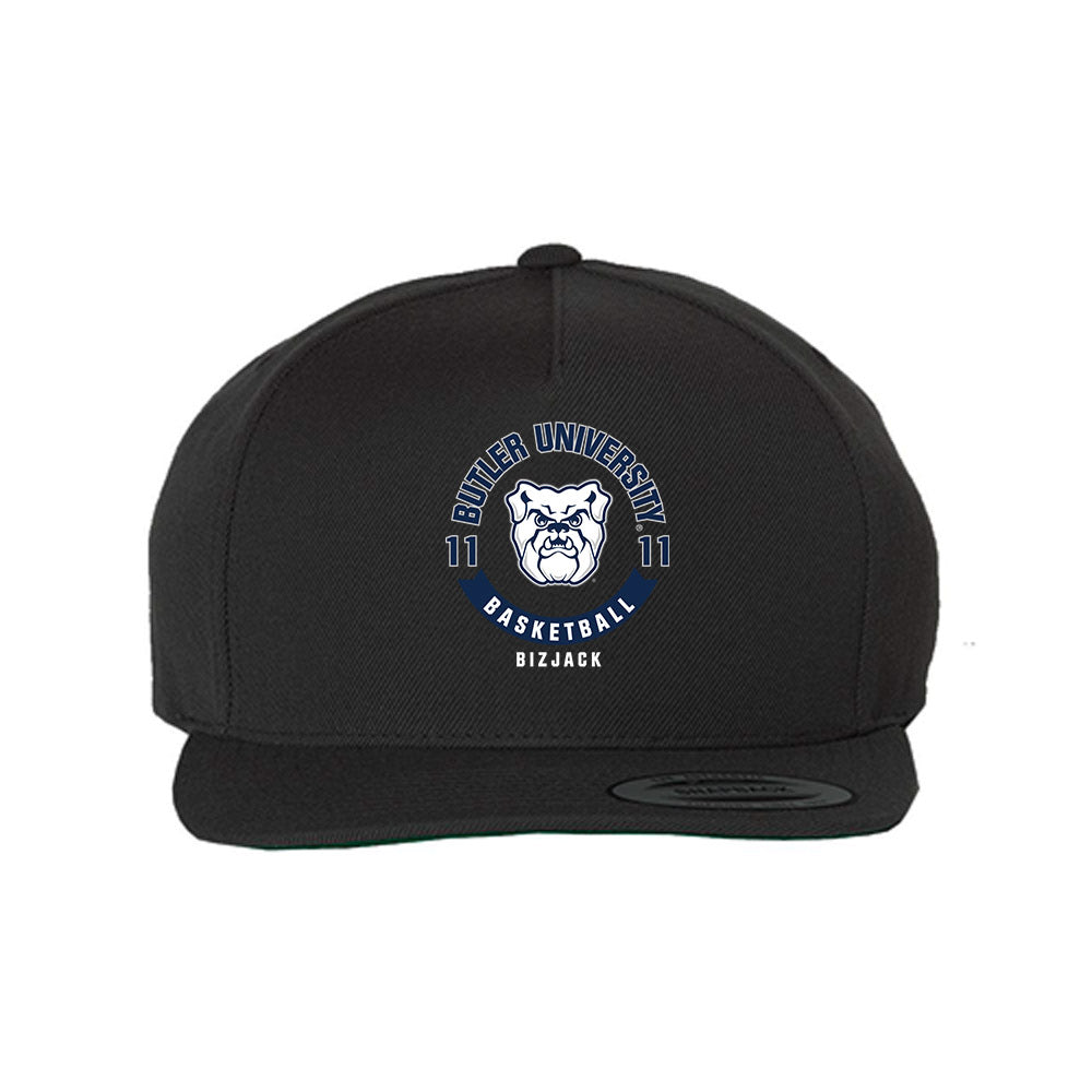 Butler - NCAA Men's Basketball : Finley Bizjack - Snapback Hat-0