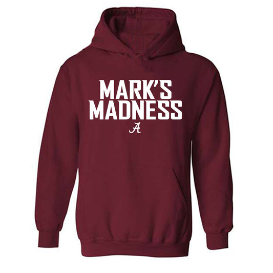 Alabama - NCAA Men's Basketball : Mark Sears - Hooded Sweatshirt Marks Madness