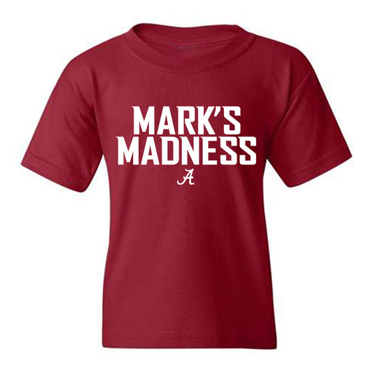 Alabama - NCAA Men's Basketball : Mark Sears - Youth T-Shirt Marks Madness