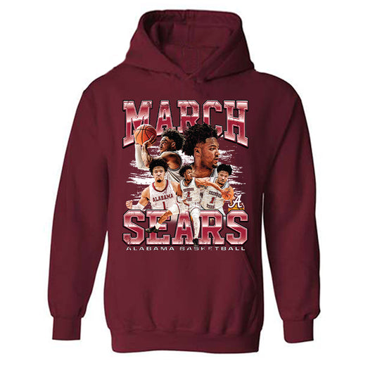Alabama - NCAA Men's Basketball : Mark Sears - Hooded Sweatshirt 2023 - 2024 Post Season